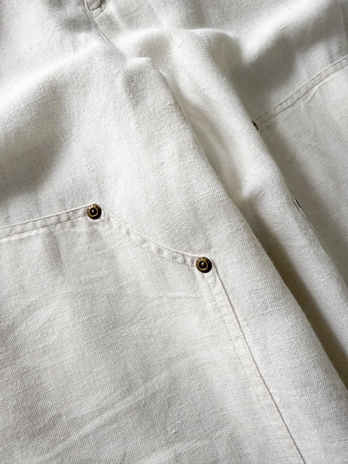 DKNY Linen Double Knee Shorts  상품이미지4