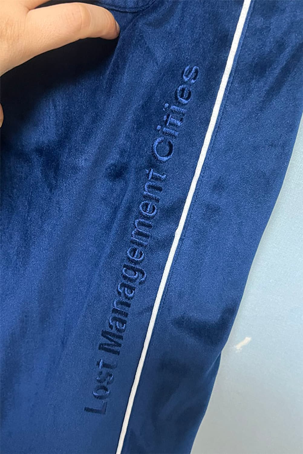 LMC 엘엠씨 남자 트랙팬츠 벨벳 겨울 1사이즈 32-34 상품이미지4