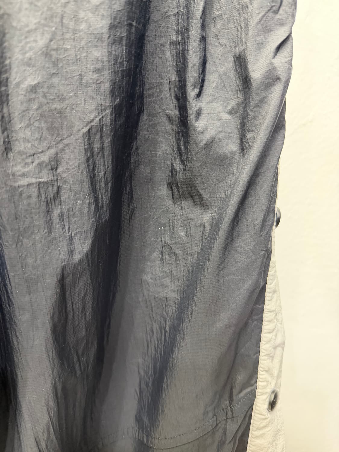 정품) 나이키 나일론 블랙 스냅 트랙 팬츠 S 상품이미지4