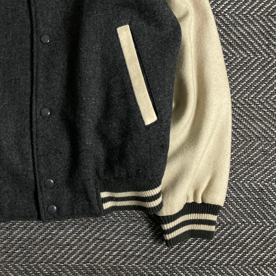 일본 클래식 빈티지 모직 바시티 자켓o 2943 상품이미지2