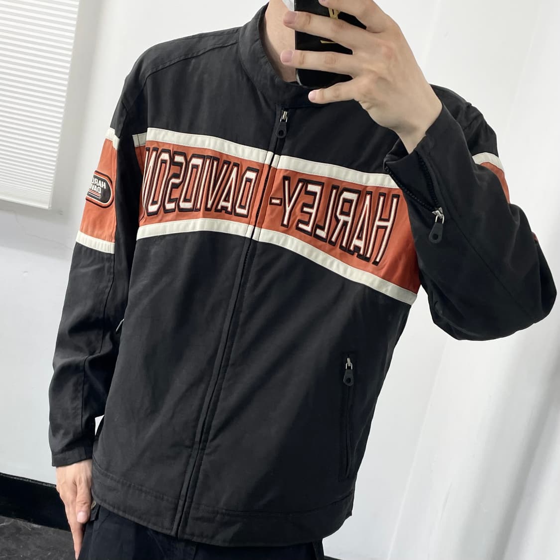 할리데이비슨 패치워크 레이싱 자켓 상품이미지3