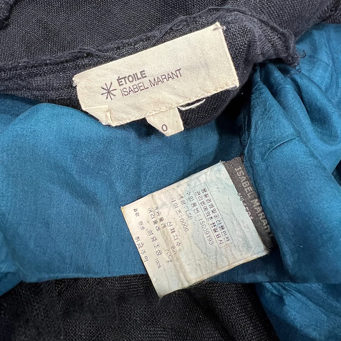 이자벨마랑 에뚜알 미드나잇블루 린넨 나시 원피스 44 상품이미지3