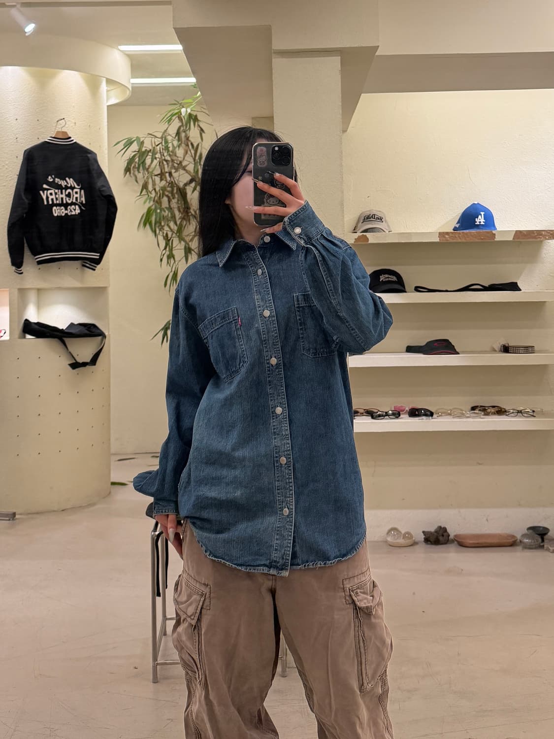 리바이스 레귤러핏 데님 셔츠  상품이미지1