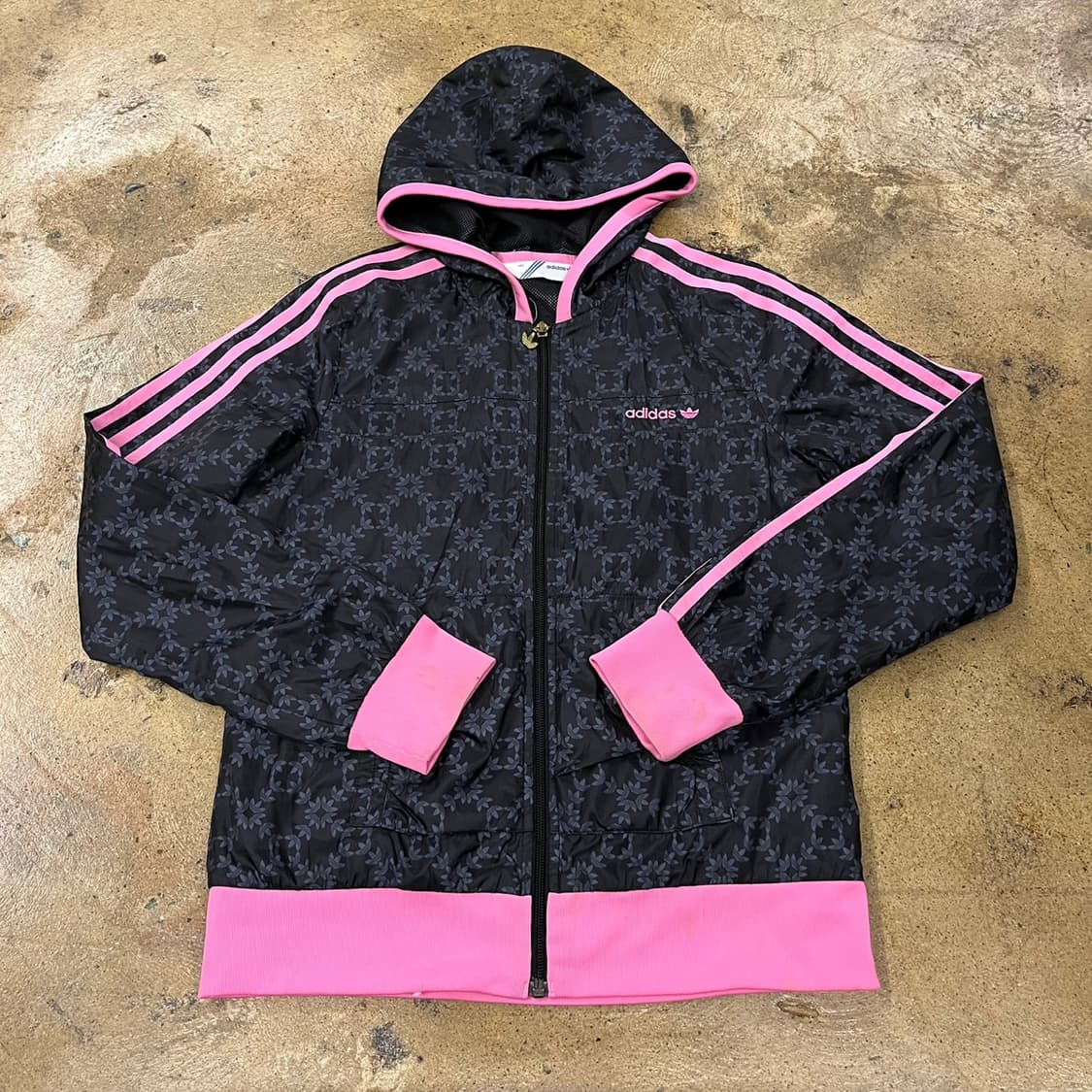 아디다스 검핑 블랙핑크 바람막이 95 상품이미지2