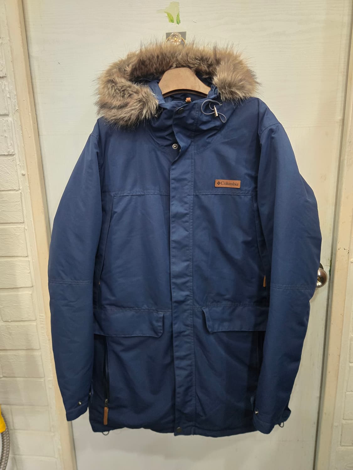 2XL,110)) Columbia 컬럼비아 오리털 패딩! 모자 털 분리O 상품이미지1