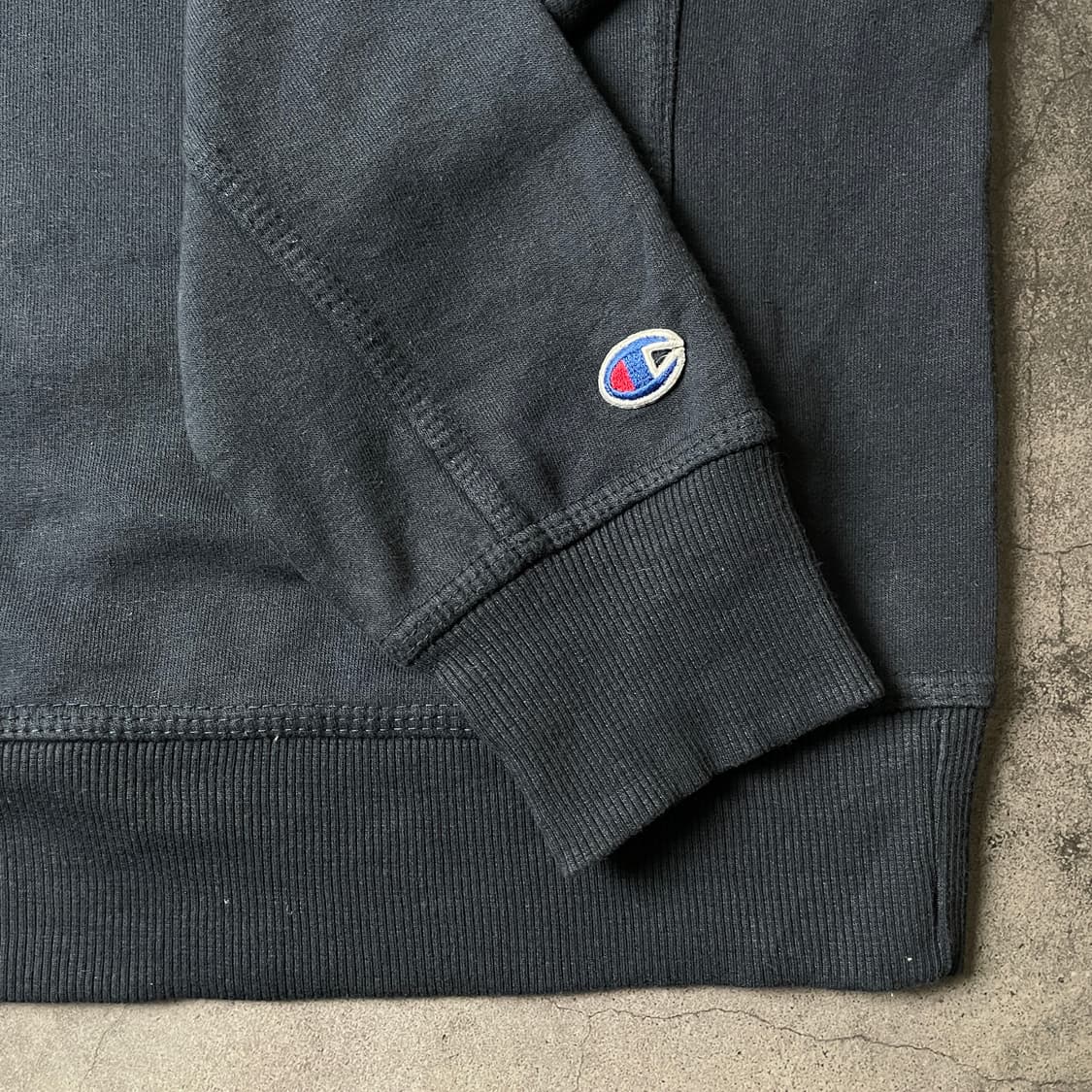 CHAMPION 챔피온 빈티지 네이비 기모 맨투맨 A00561 상품이미지4