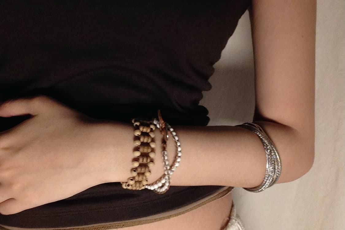 Vintage Double Tour Beaded Bracelet 상품이미지3