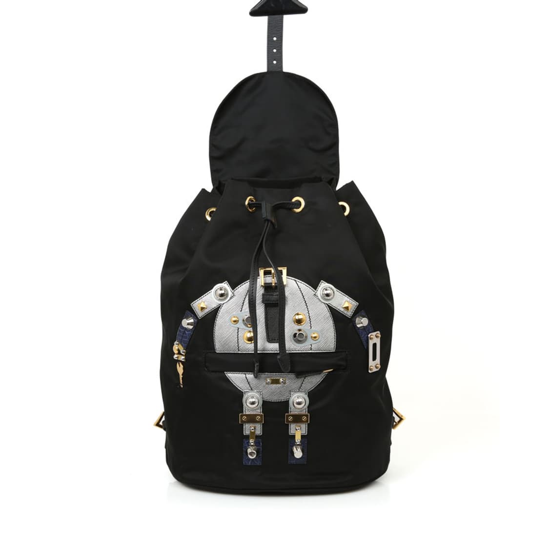 프라다 리미티드 리나일론 테수토 로보트 백팩 블랙럭색 1BZ032 상품이미지9