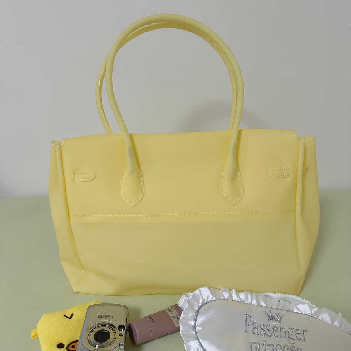 바로배송💛키키 젤리버킨백 버터 옐로우💛 상품이미지2