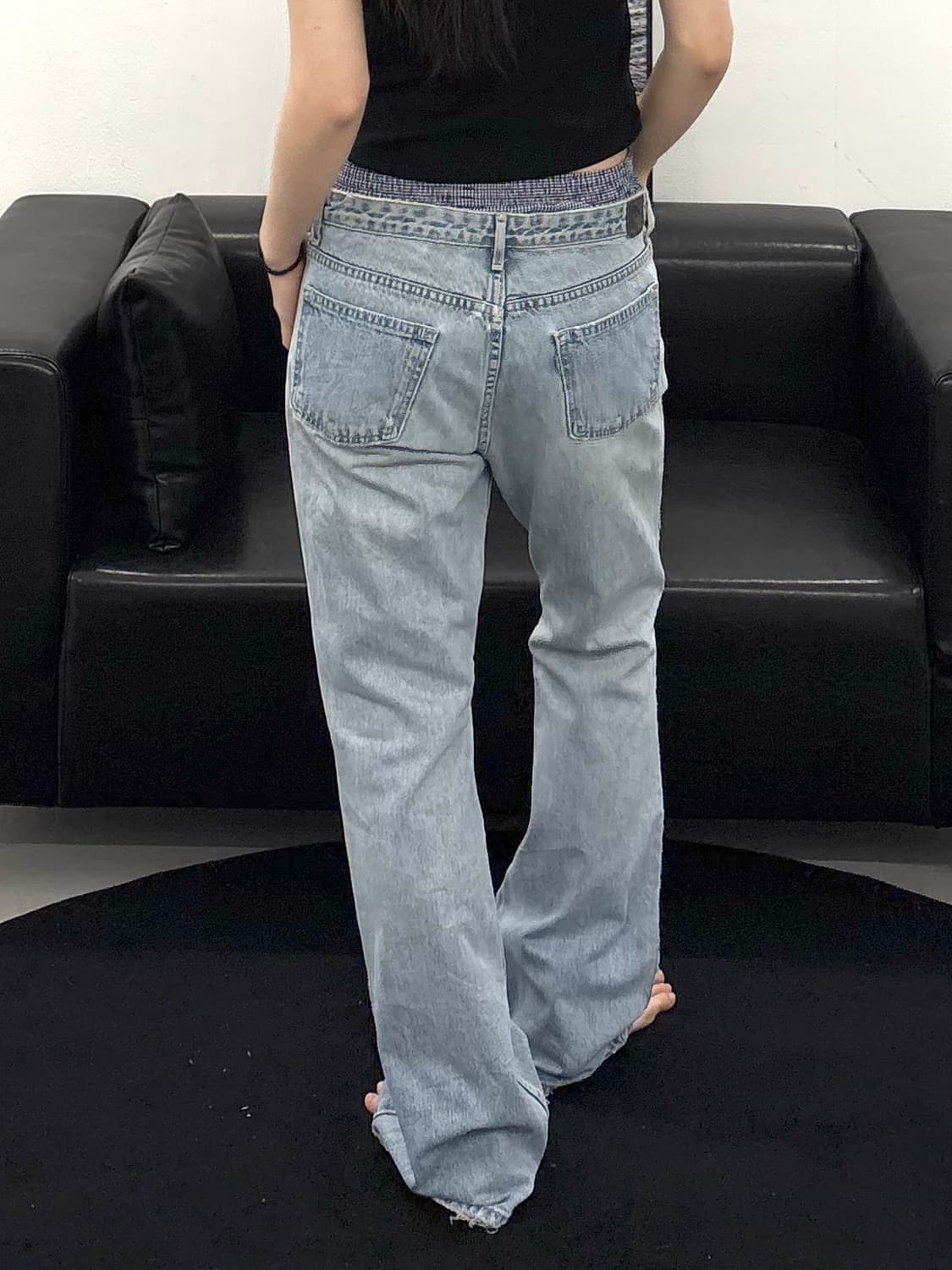 00‘s 실버탭 부츠컷 상품이미지2