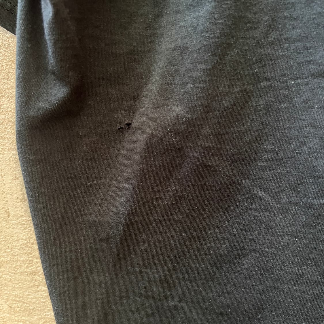 90‘s anvil HAPPINESS 자수 블랙 반팔티 상품이미지5