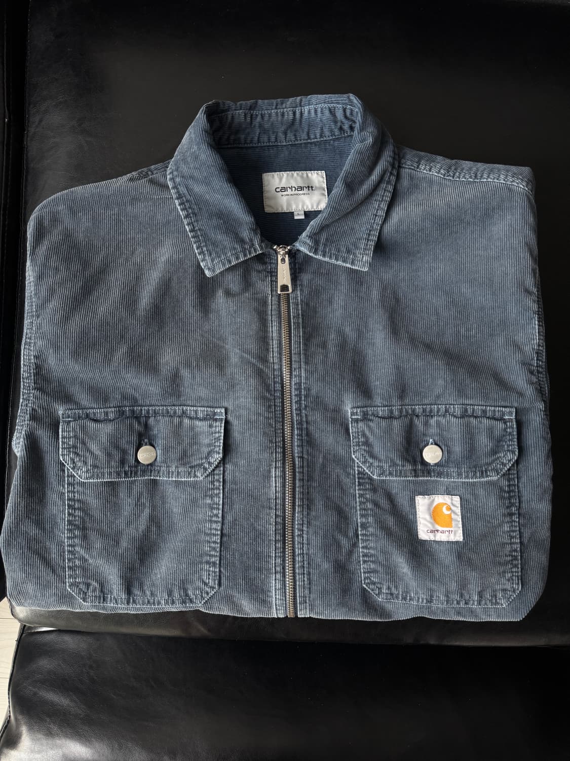 칼하트 윕 레이놀드 블루 셔츠 L 상품이미지3