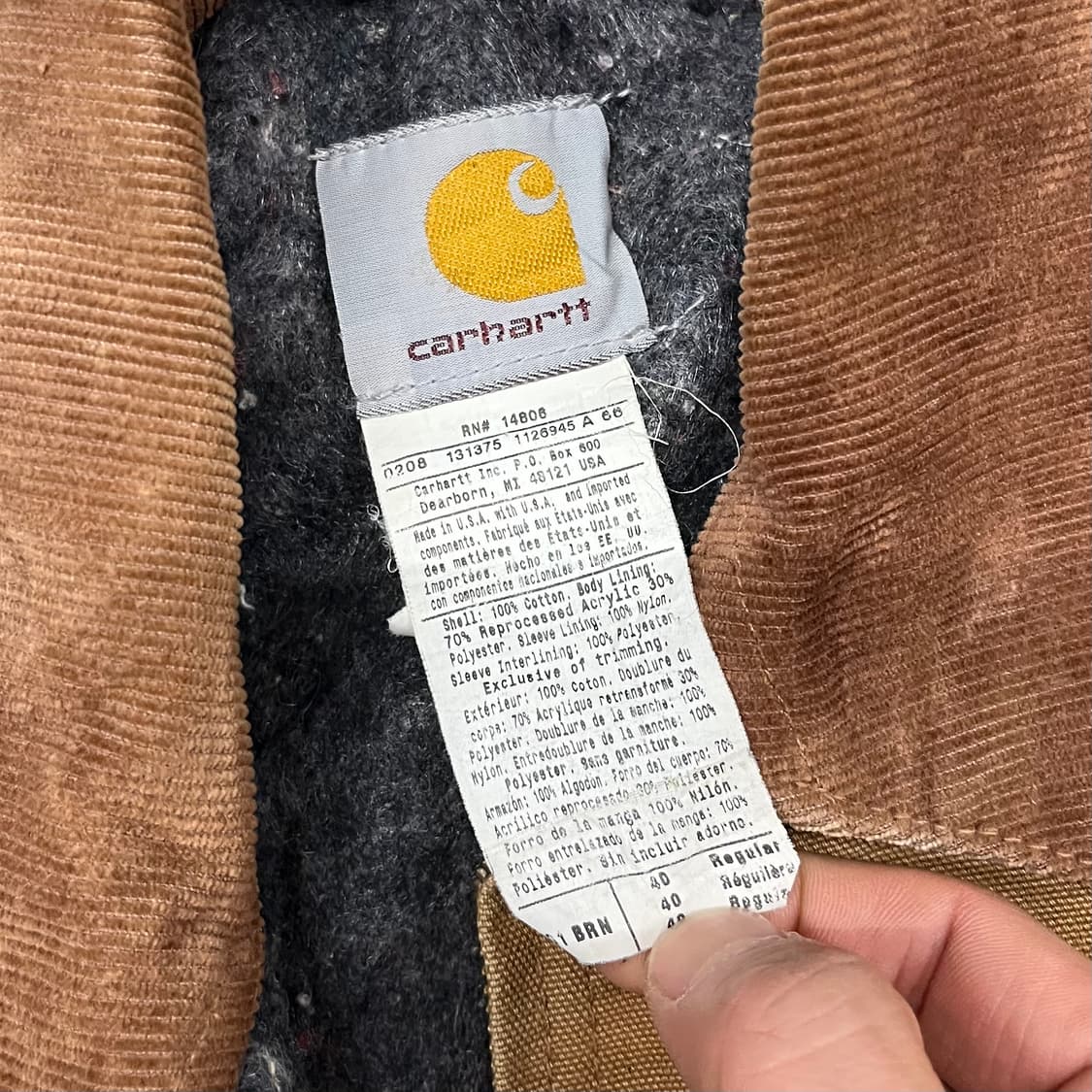Carhartt 페이딩 디트로이트 자켓 (105) 상품이미지8