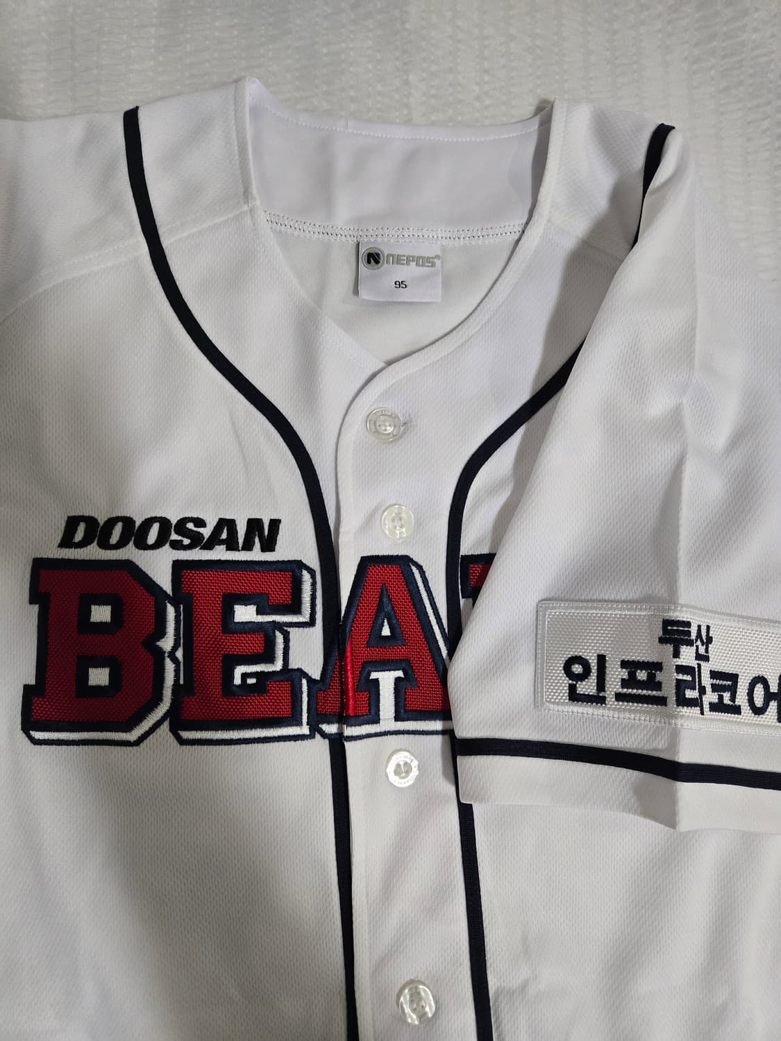두산베어스 유니폼 노마킹 상품이미지3