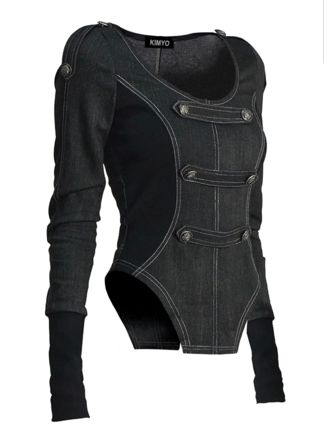 Kimyo 키묘 ARMOR BAR HIGH LEG CUT TOP 상품이미지2