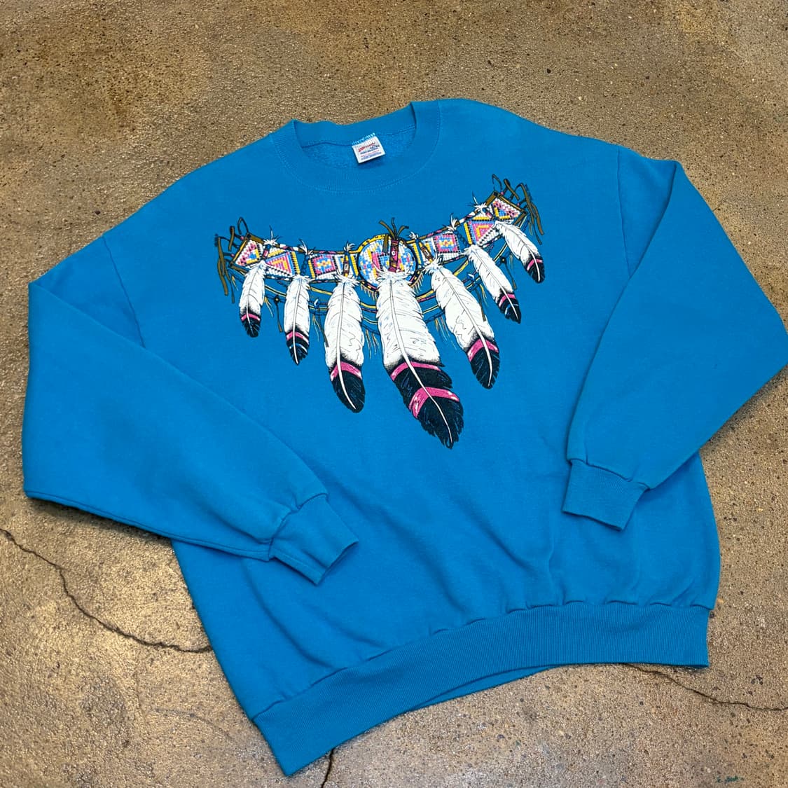 90s Made in USA 빈티지 저지스 인디언 맨투맨 상품이미지2