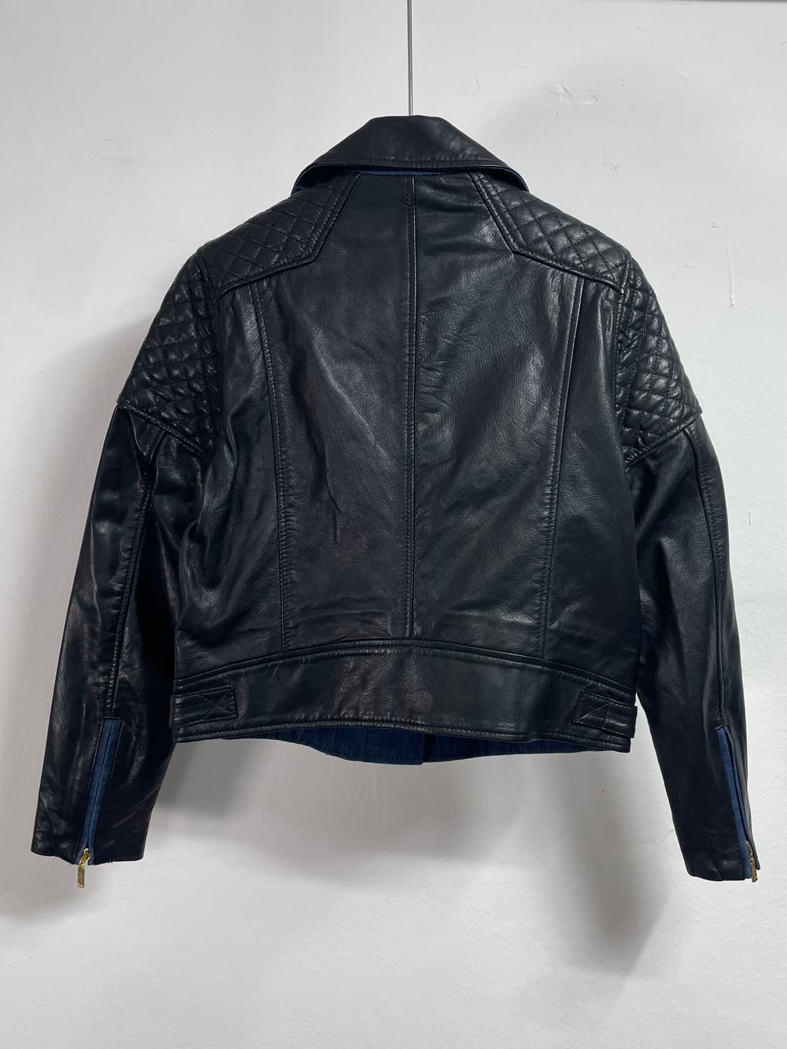  리바이스 우먼스 리얼레더 슬림핏 라이더자켓 (on.403)   상품이미지5