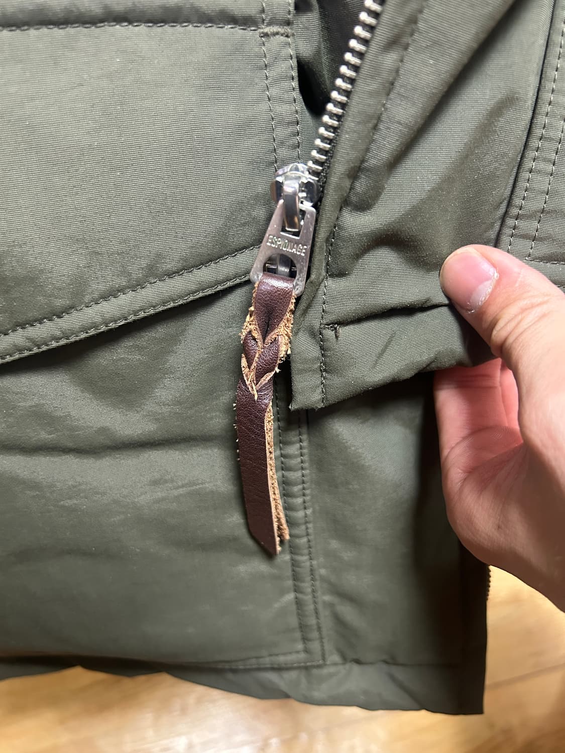 에스피오나지 Akron Classic Down Parka Olive 상품이미지5