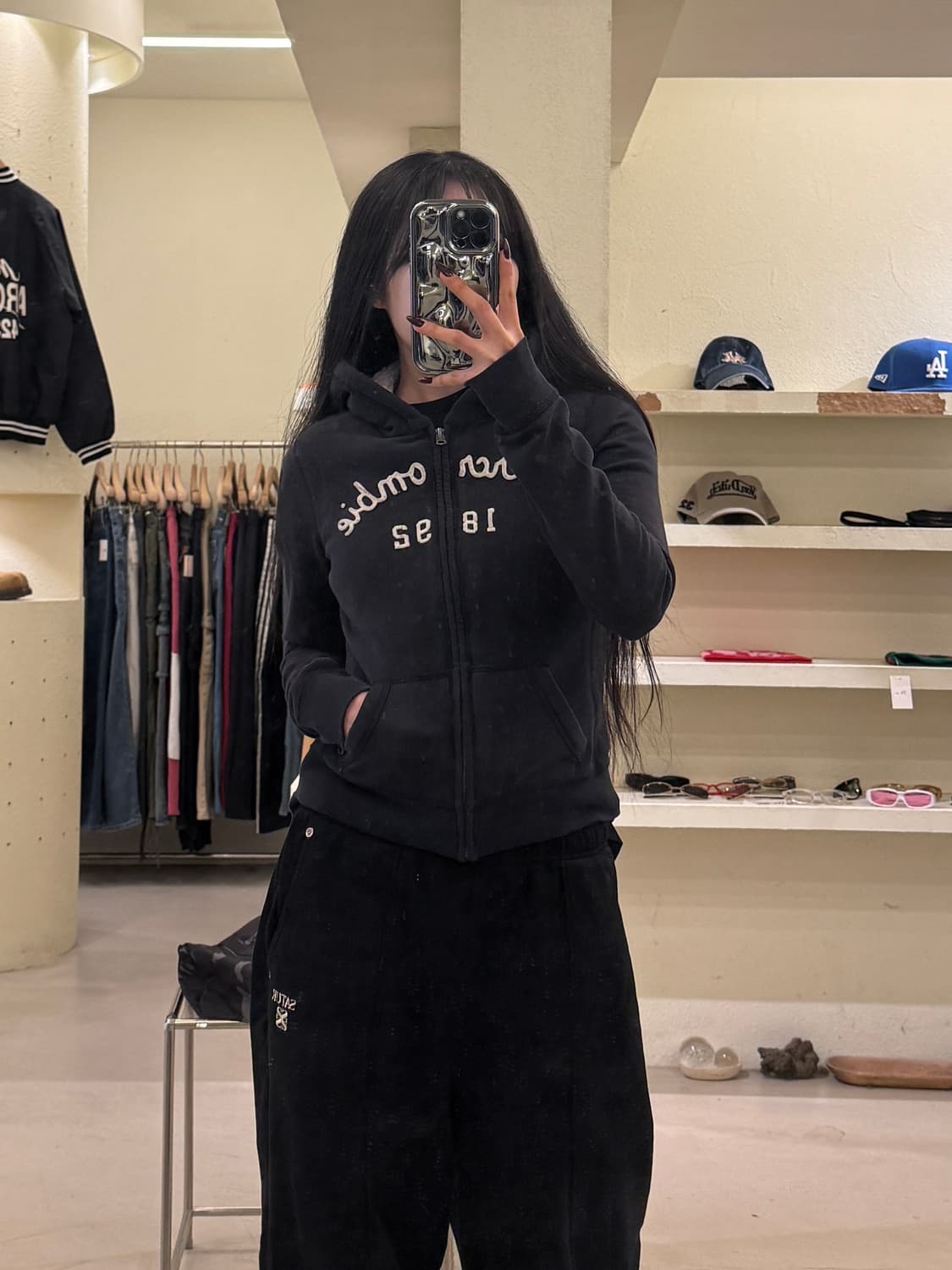 아베크롬비 로고 레터링 후드집업 U1189 상품이미지1