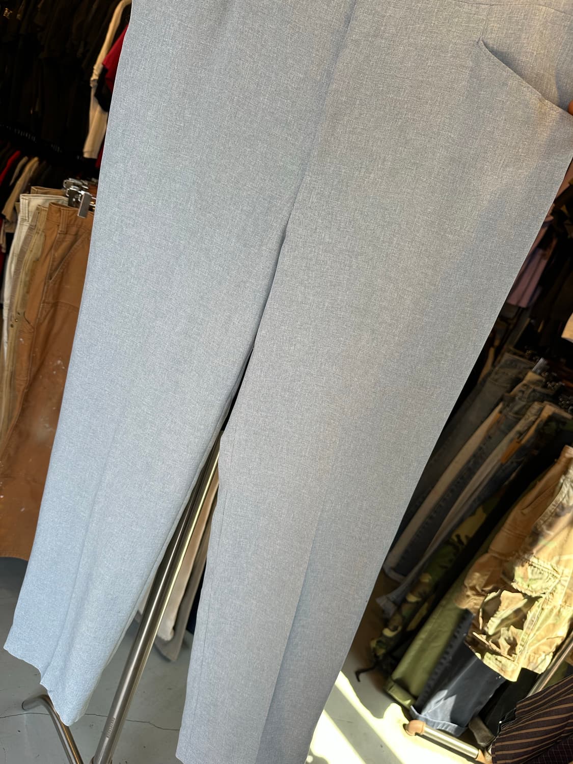 [36x32]Old Haggar 랩 트라우저 팬츠 소라색  36x32 상품이미지4