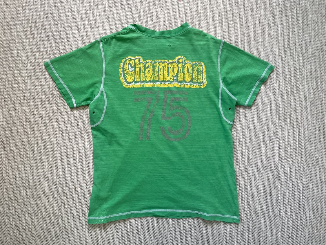 Champion 75 플랫록 슬럽 반팔 티셔츠 상품이미지1