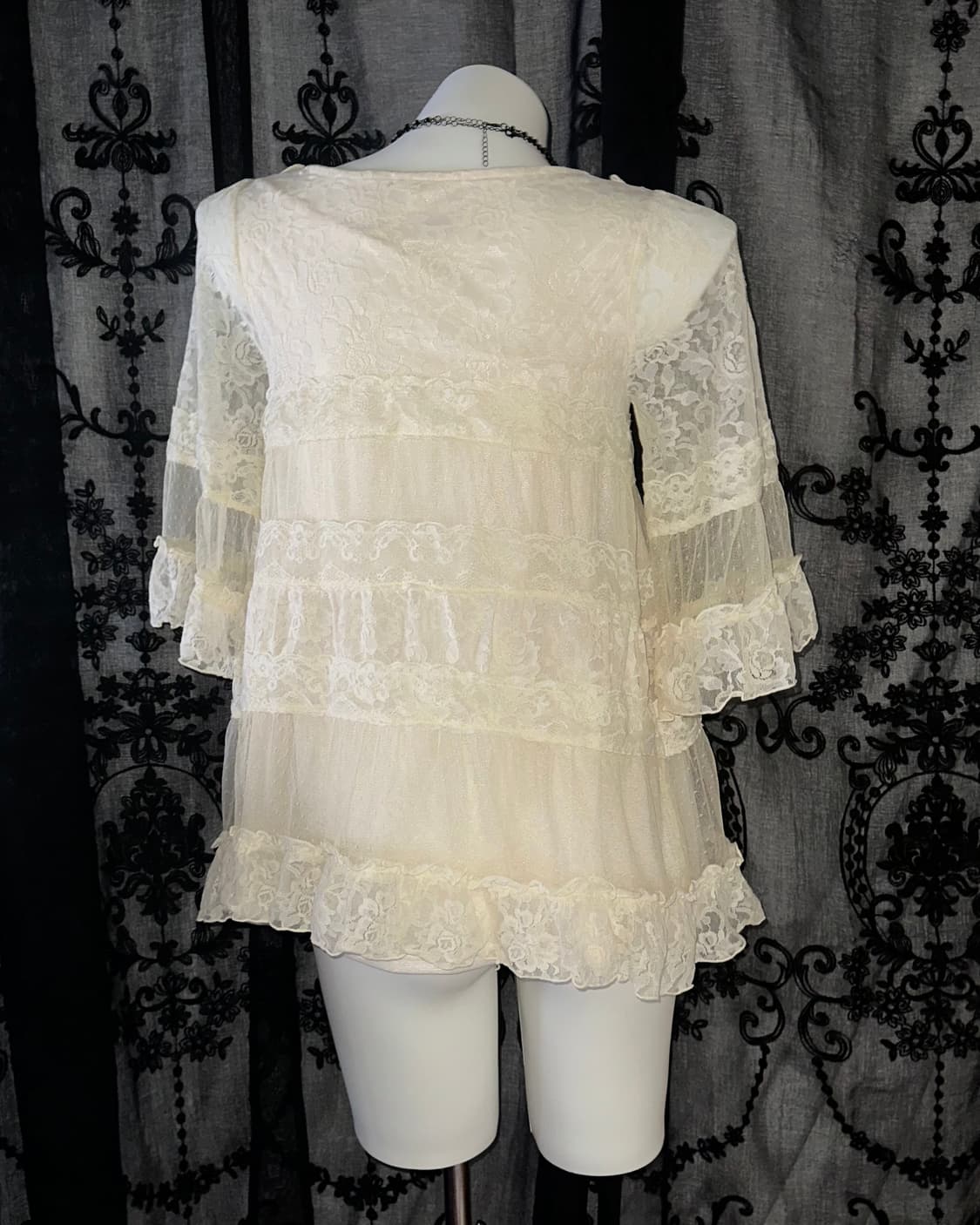 Lovely lace long-sleeve 상품이미지3