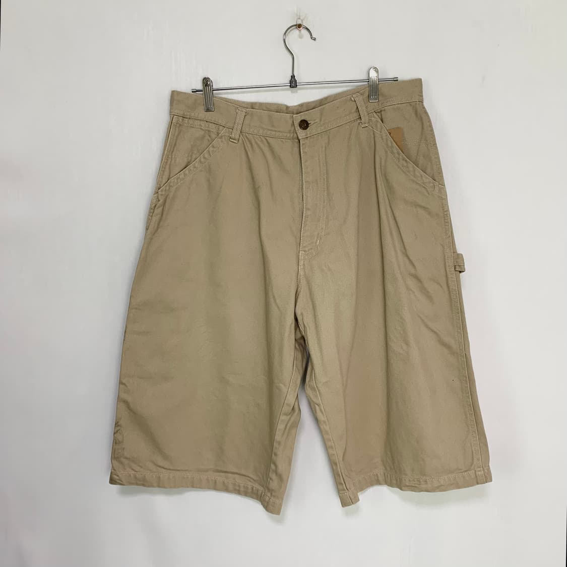 할리데이비슨 포켓 자수 빈티지 버뮤다 팬츠 카고바지 베이지 33인치 상품이미지1