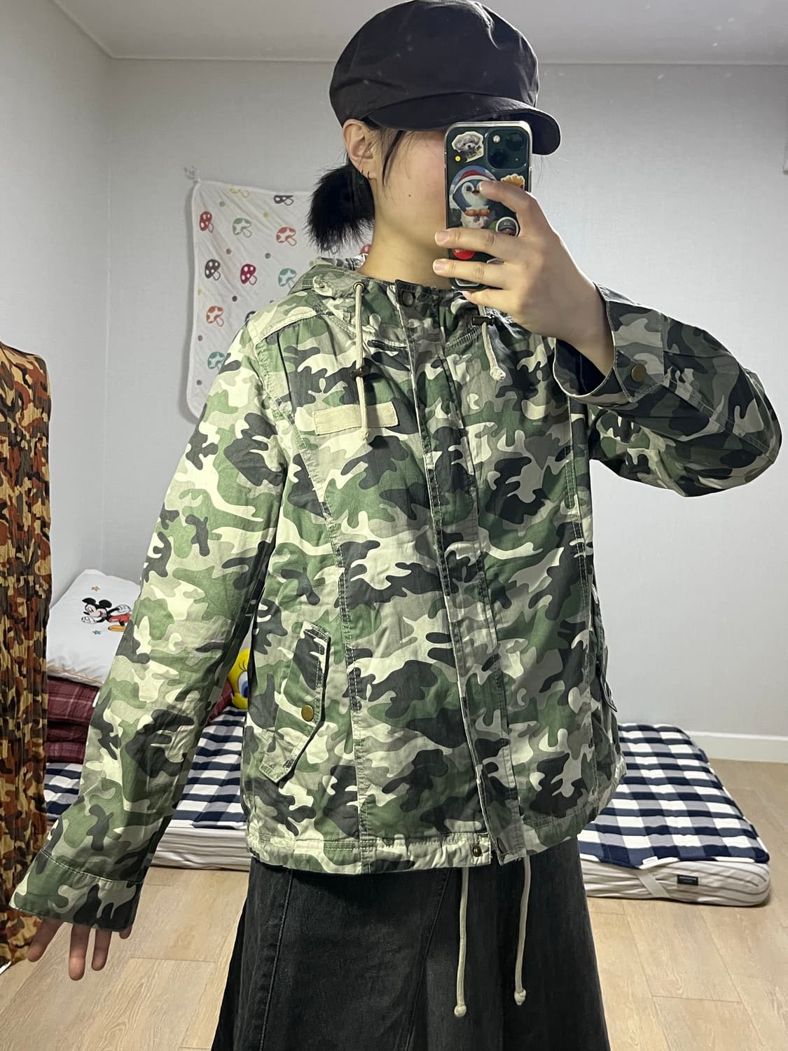 Colza 콜자 밀리터리 후드 야상 자켓 상품이미지4