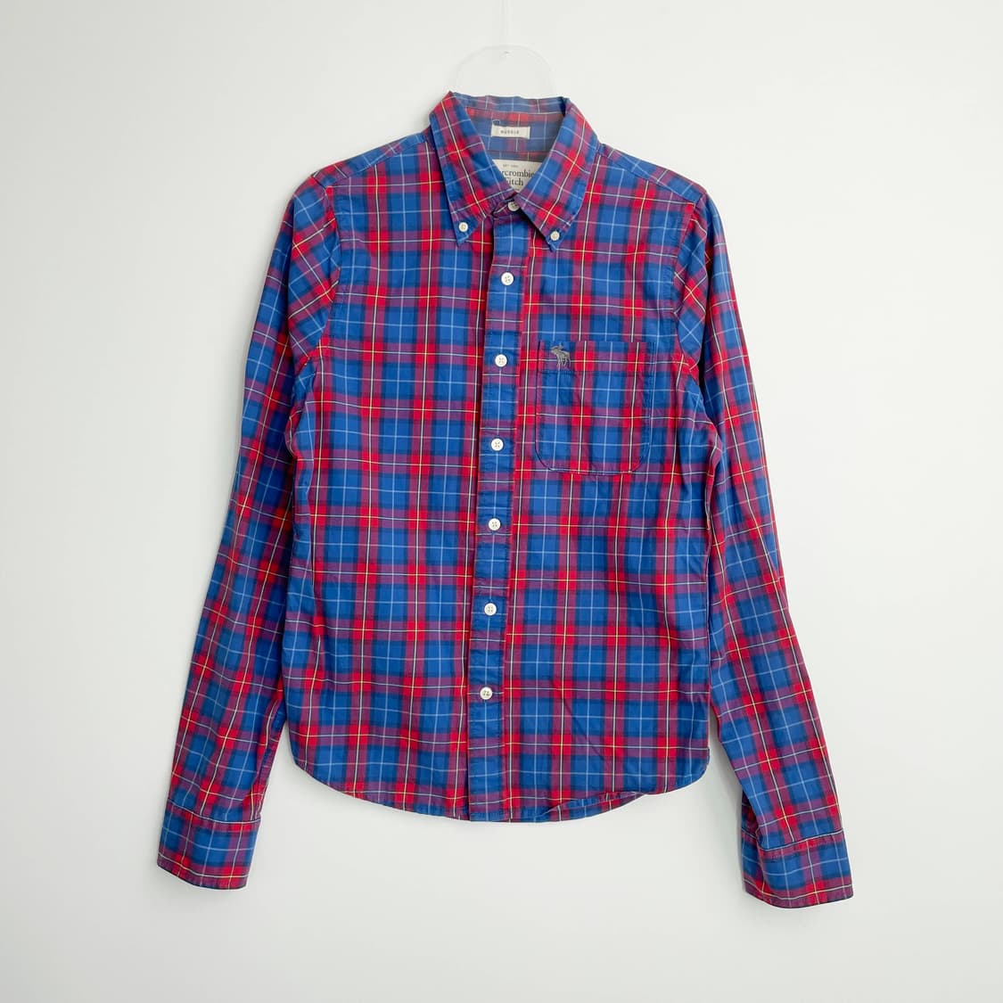 F1 아베크롬비 Abercrombie & Fitch 체크셔츠 S사이즈 상품이미지1