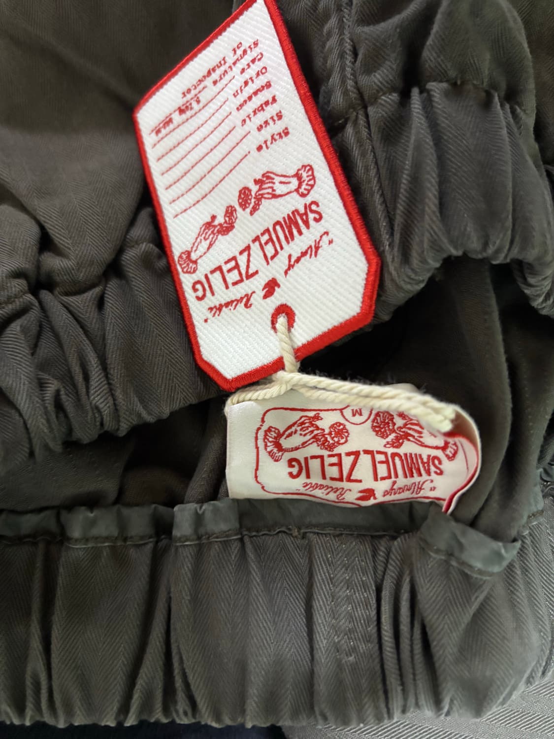 [M] 사무엘젤리그 앤티크 팬츠 빈티지 블랙 상품이미지4