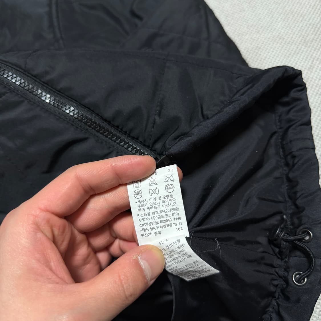 노스페이스 경량패딩 자켓 상품이미지4