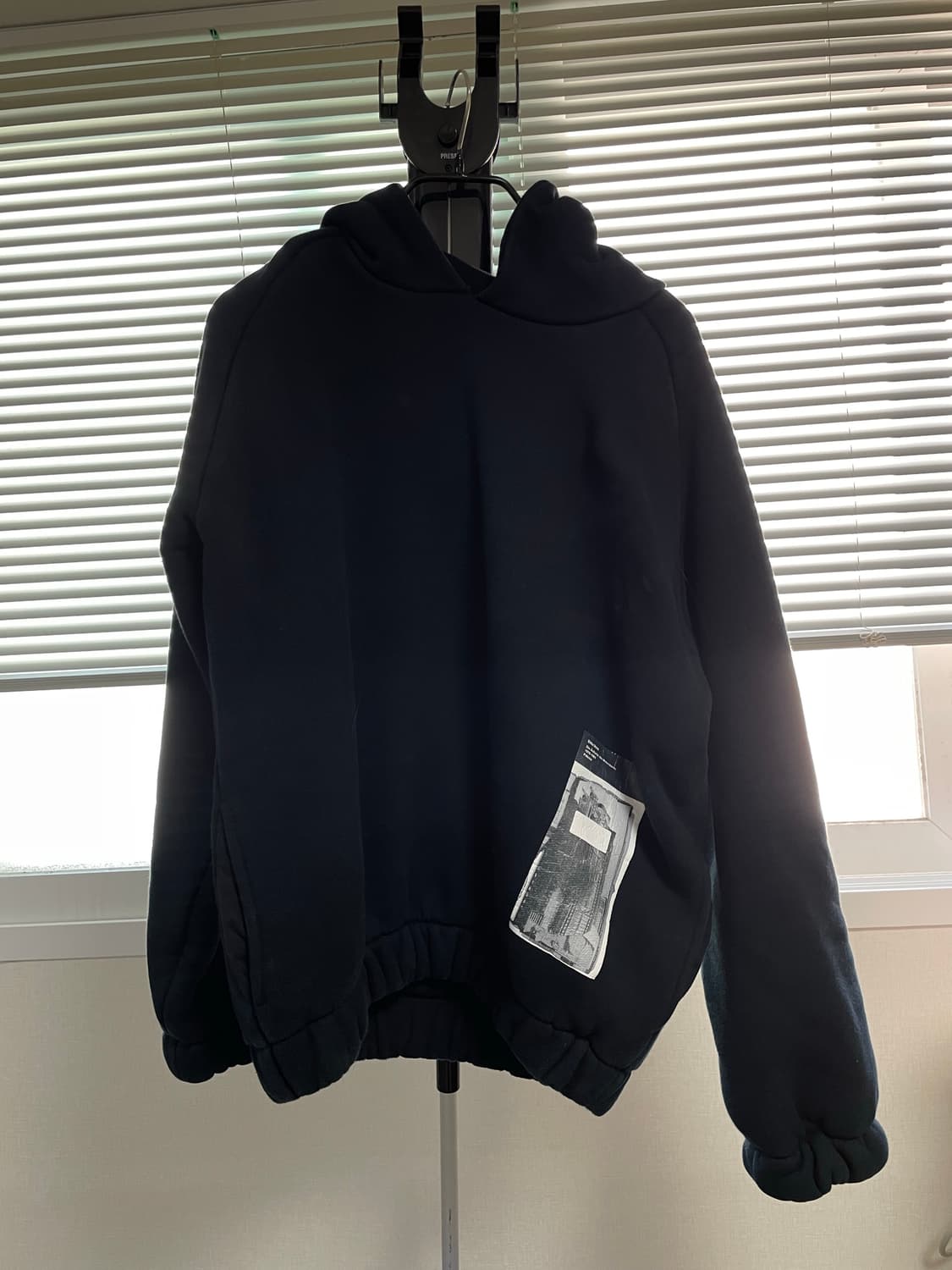 Gr10k 헤비 후드 블랙 M 상품이미지1