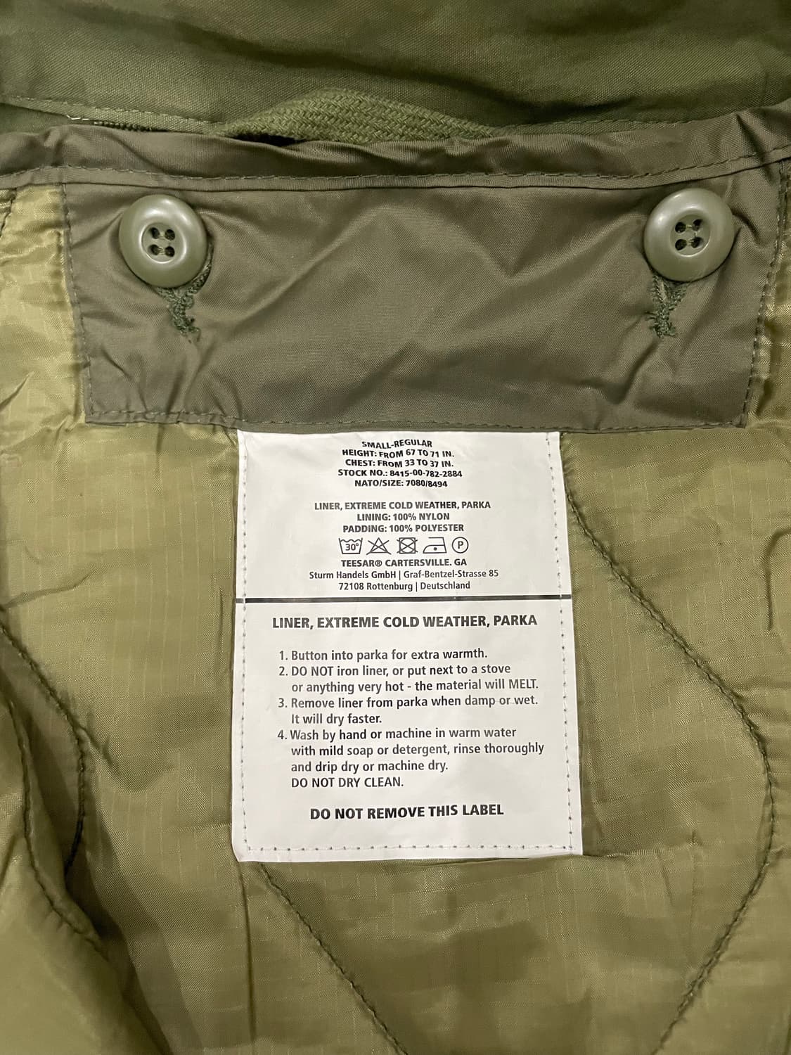 밀텍 m65 피쉬테일 개파카 상품이미지10