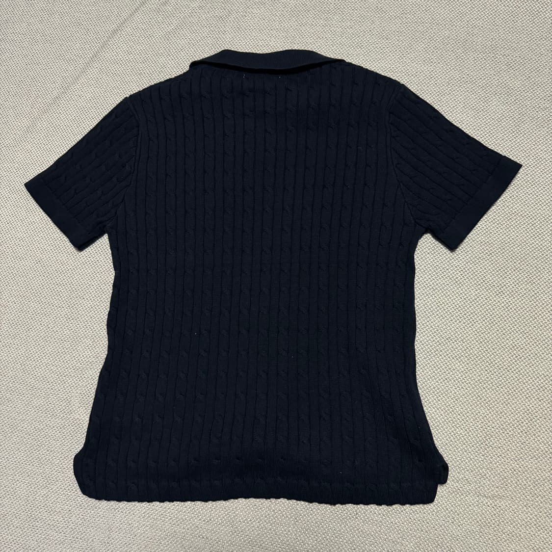 폴로 랄프로렌 케이블 니트 반팔 카라티 상품이미지5