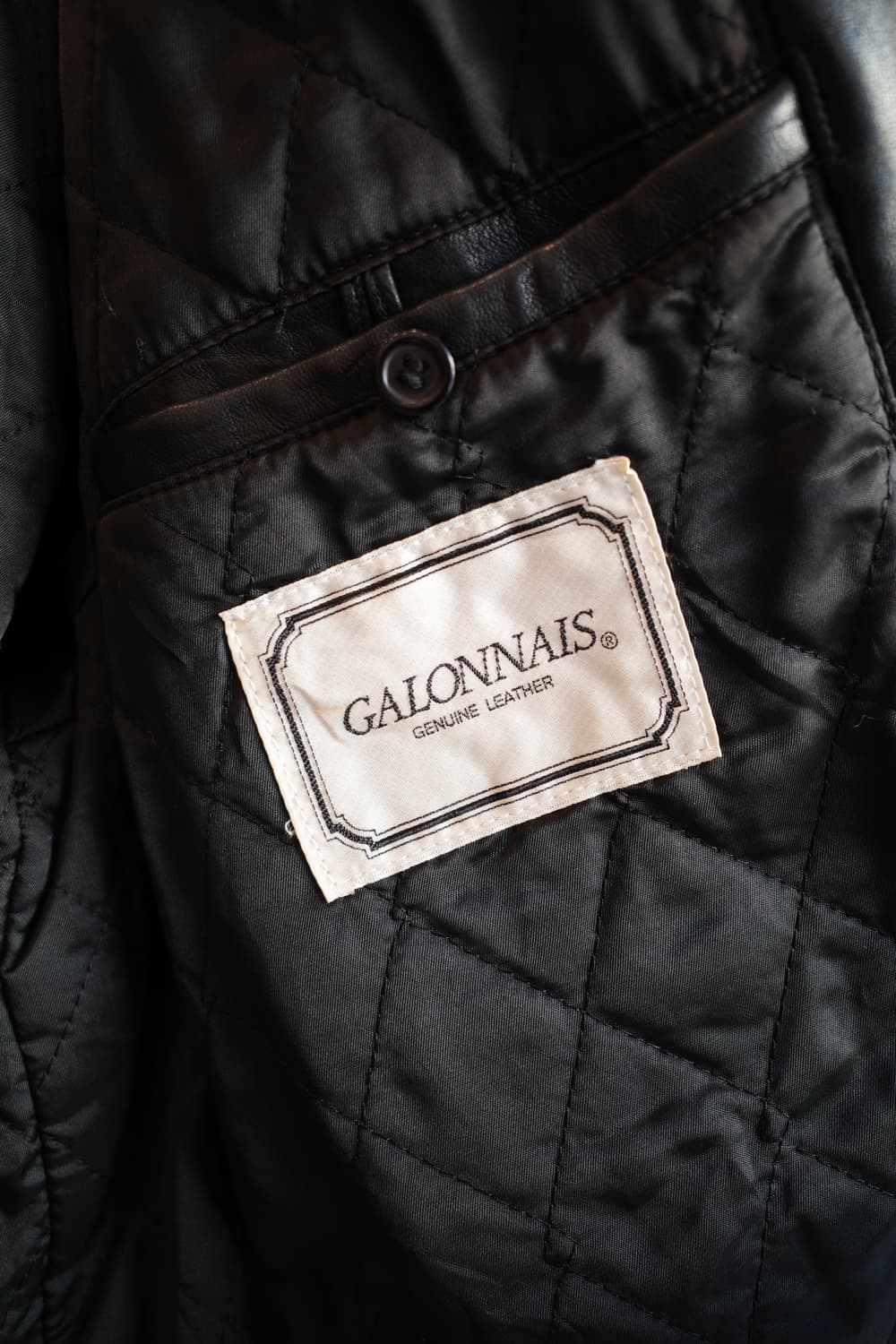 Japan brand 일본 브랜드 싱글 양가죽 코트 상품이미지5