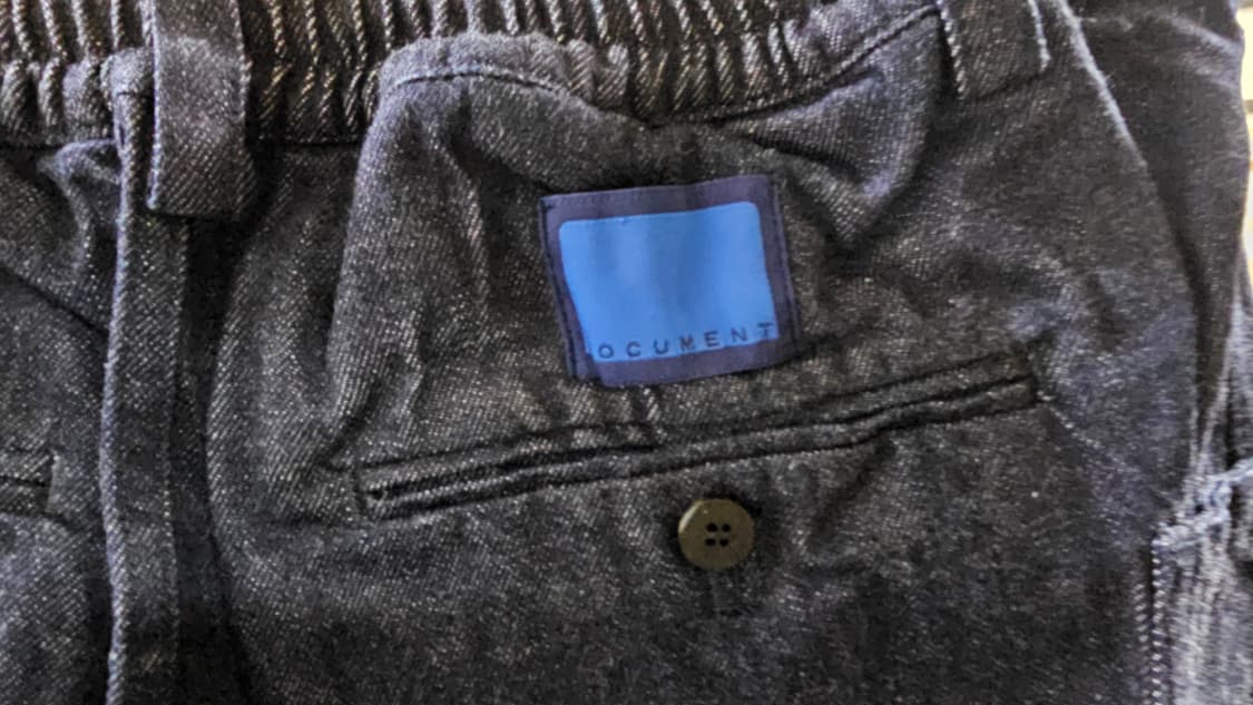 도큐먼트 더블 포켓 데님 팬츠 S(30-34) 상품이미지5