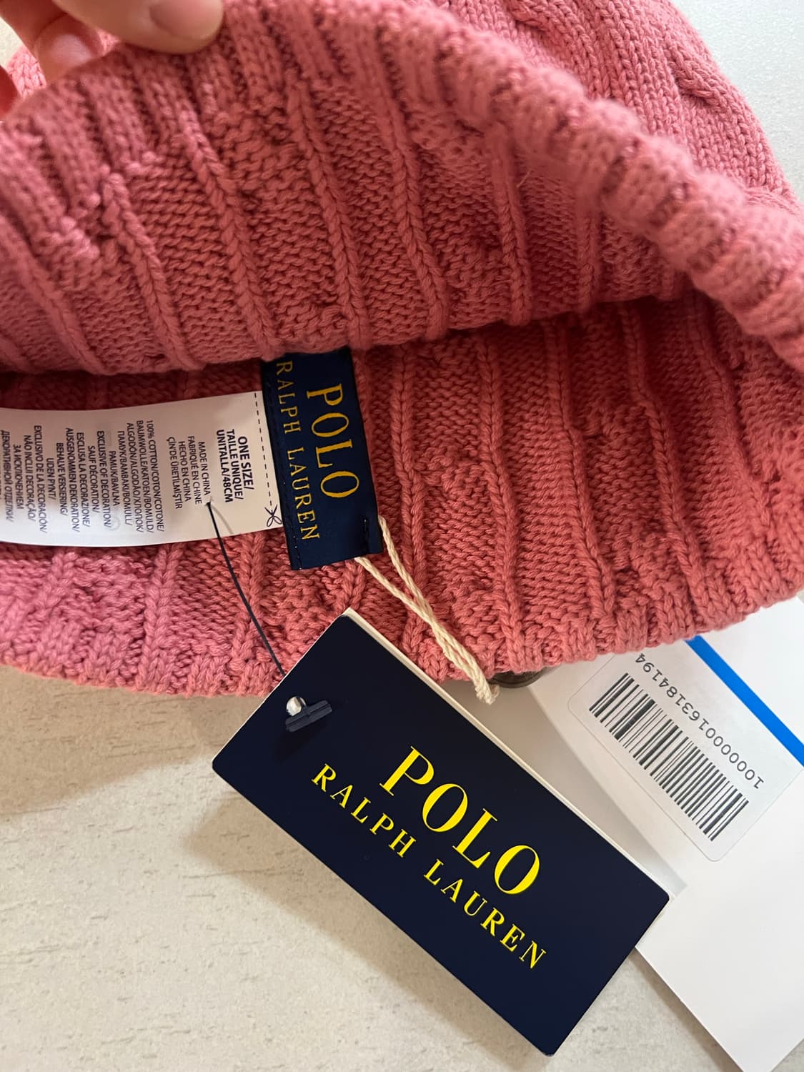 폴로랄프로렌 케이블 비니 상품이미지5