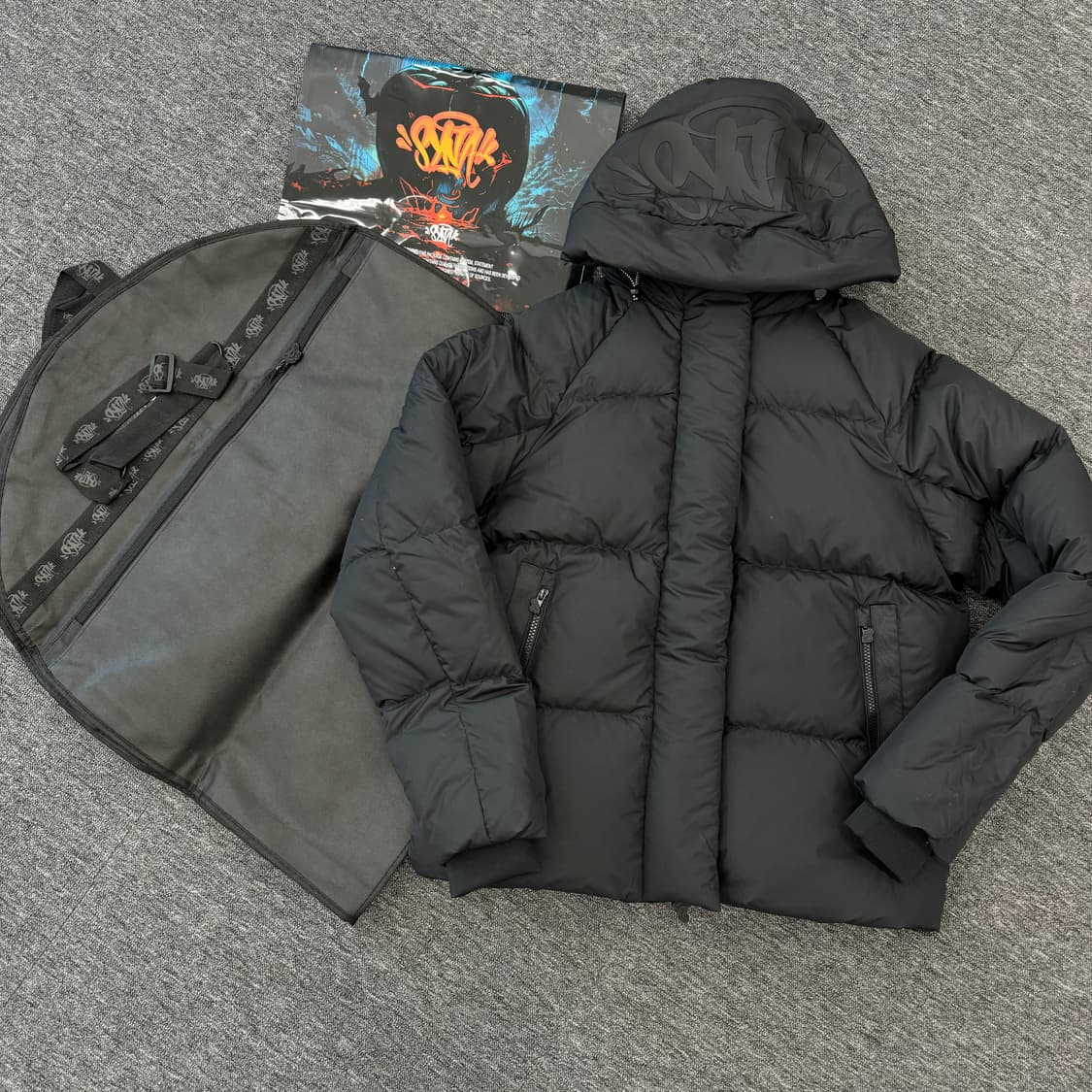 SYNA 시나월드 OG 패딩 자켓 블랙 상품이미지2