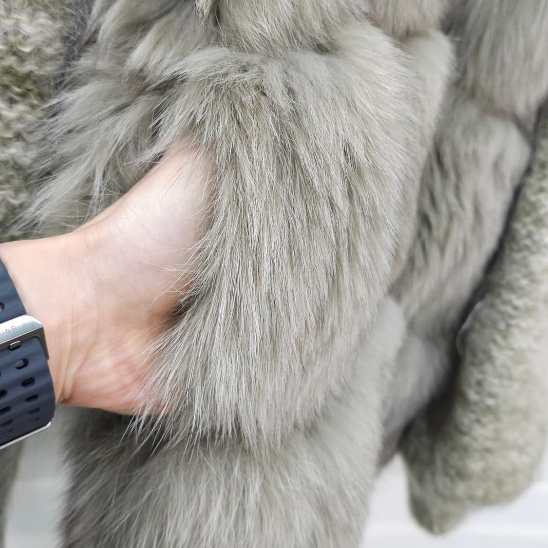 JAPAN 빈티지 폭스퍼 집업자켓- 우먼M정도 상품이미지4