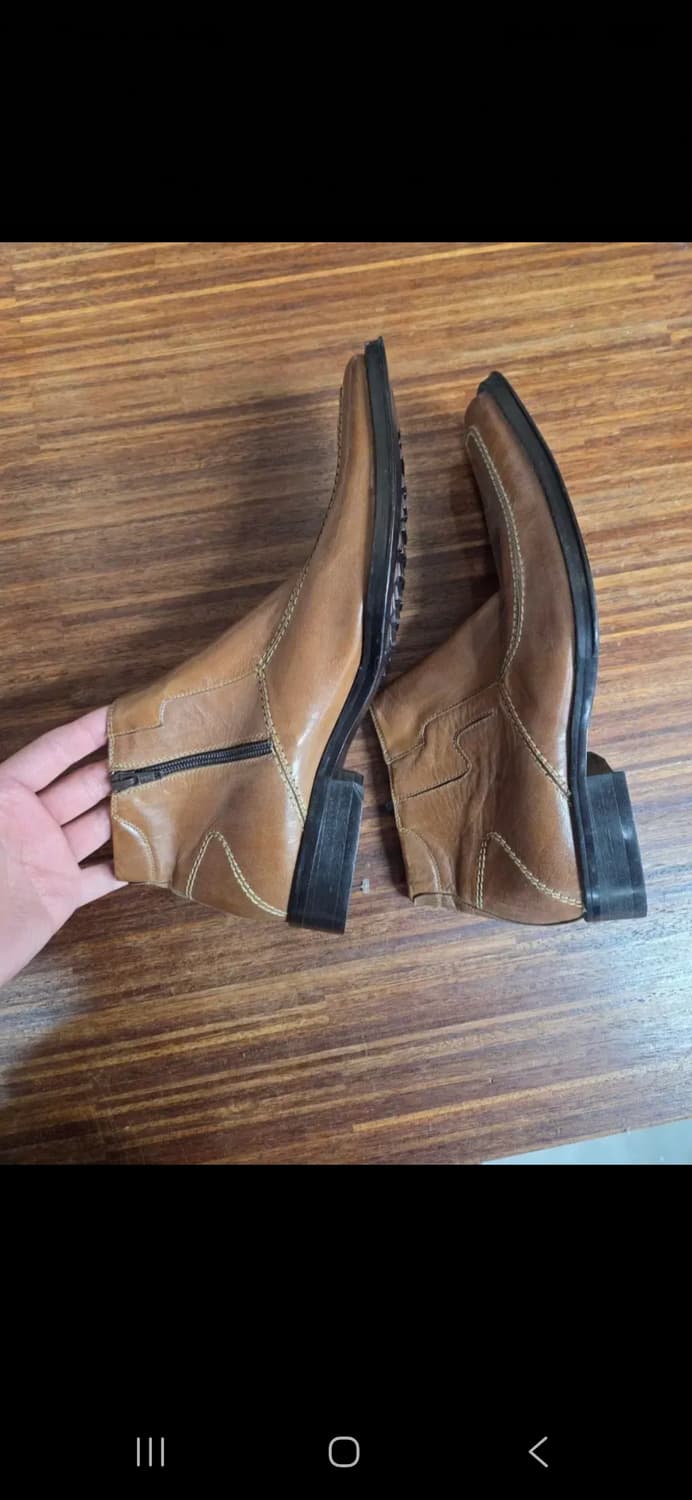 크리스찬 쥴리 빈티지 웨스턴 카우보이 미드 부츠 43 275  상품이미지1