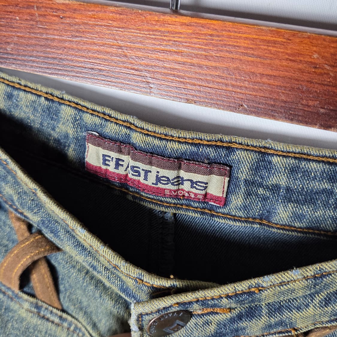 [JPN] 빈티지 y2k 부츠컷 워싱 데님팬츠 상품이미지4