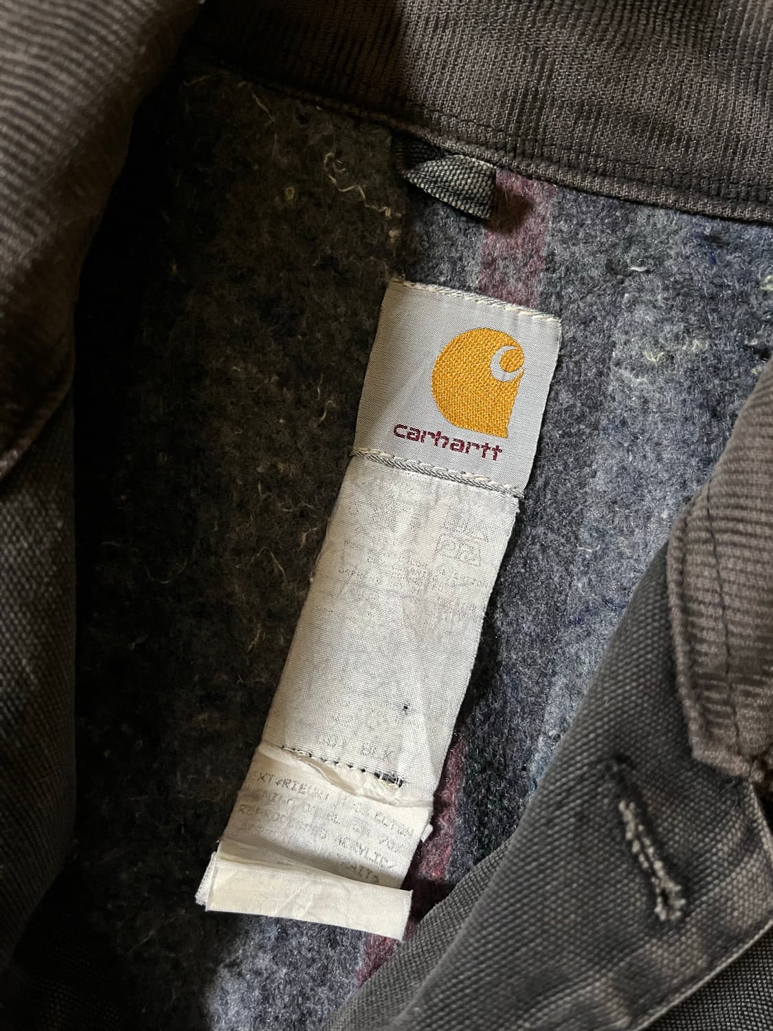 칼하트 90's USA 블랙 초어자켓 상품이미지8