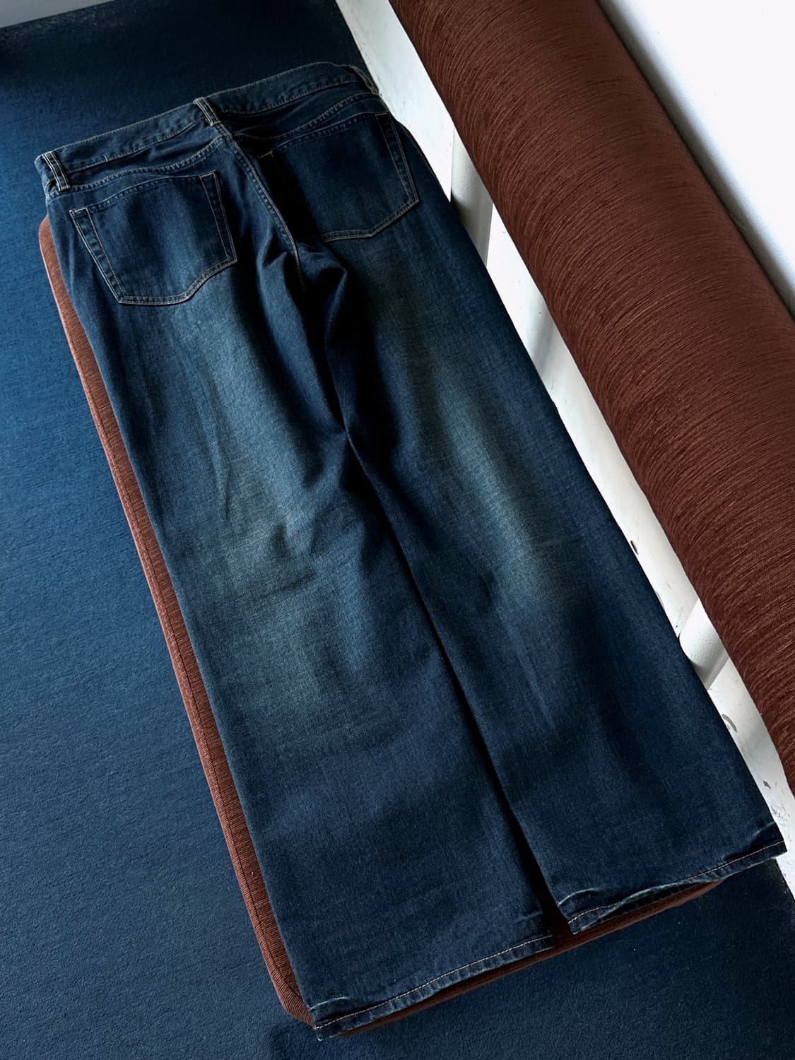 5pkt design denim wide straight pants 상품이미지5