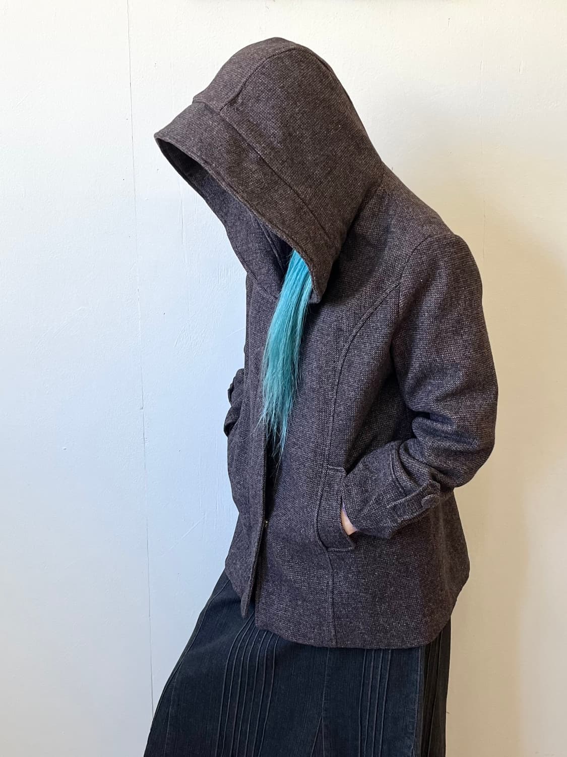 T’s collection 도트 후드 코트 상품이미지9