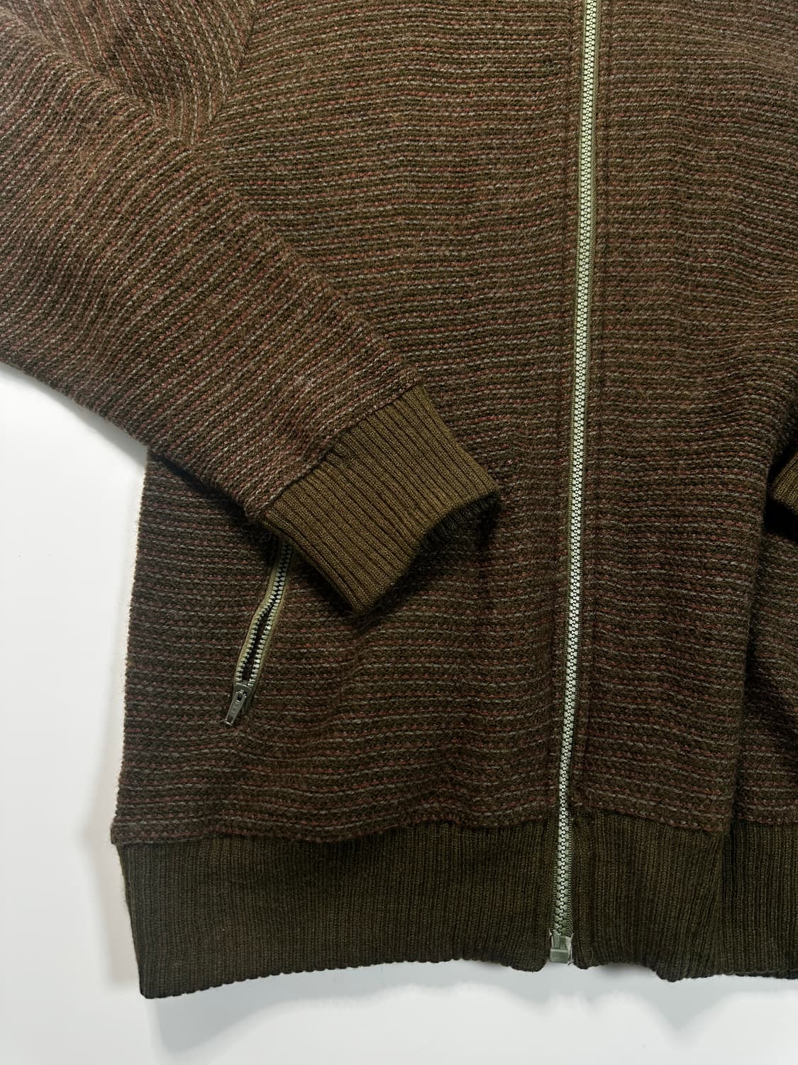 빈티지 브라운 니트 자켓 상품이미지4