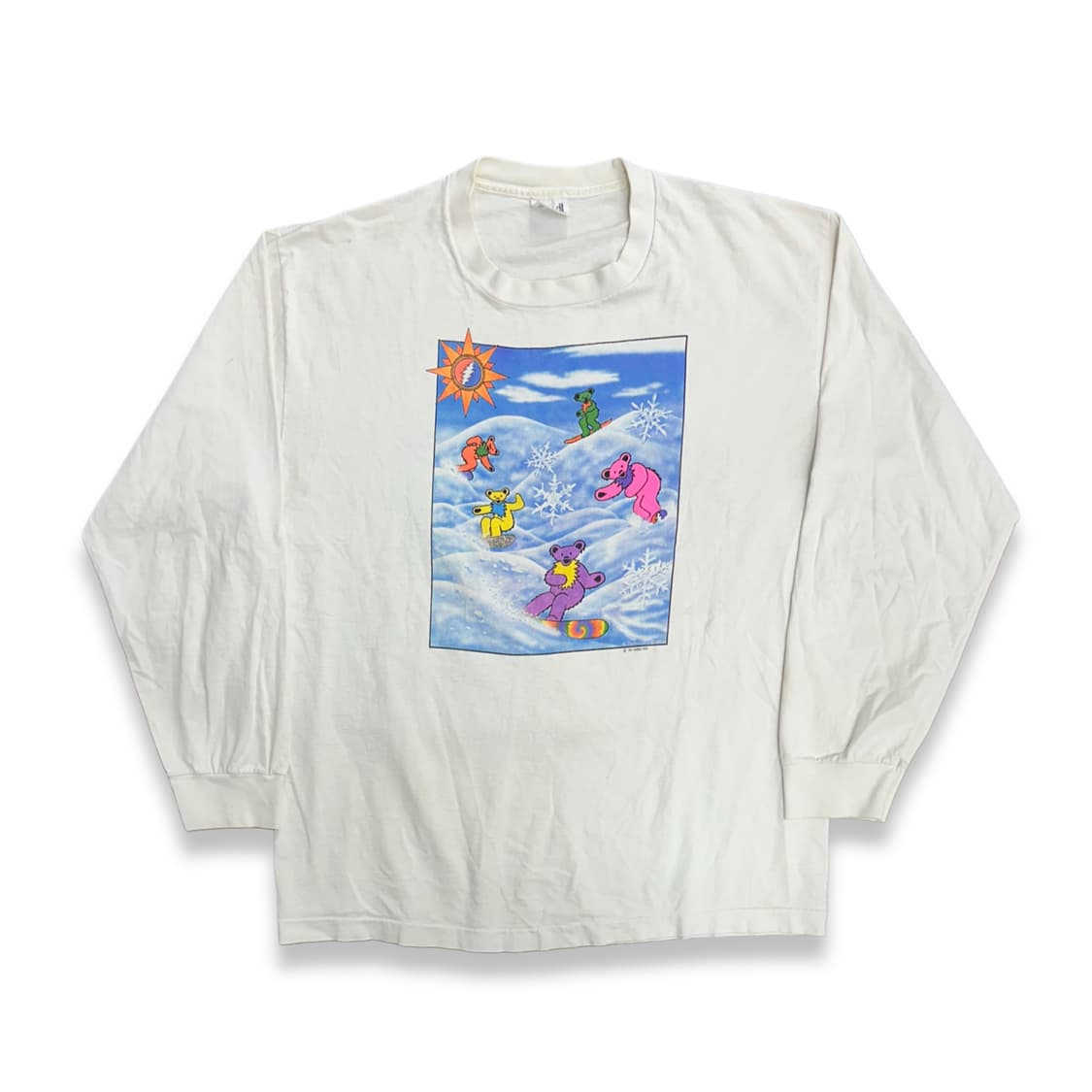 1990‘ 그레이트풀데드 댄싱베어 롱슬리브 XL 상품이미지1