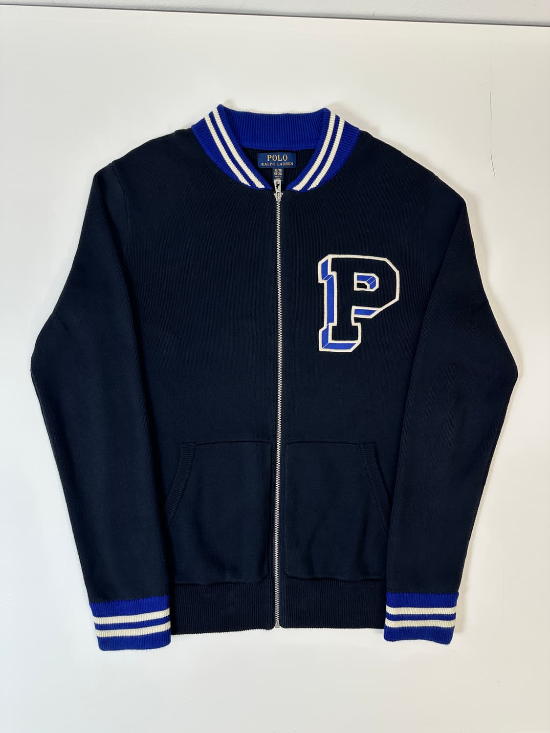 폴로 랄프로렌 니트 집업 보이즈xl  상품이미지1