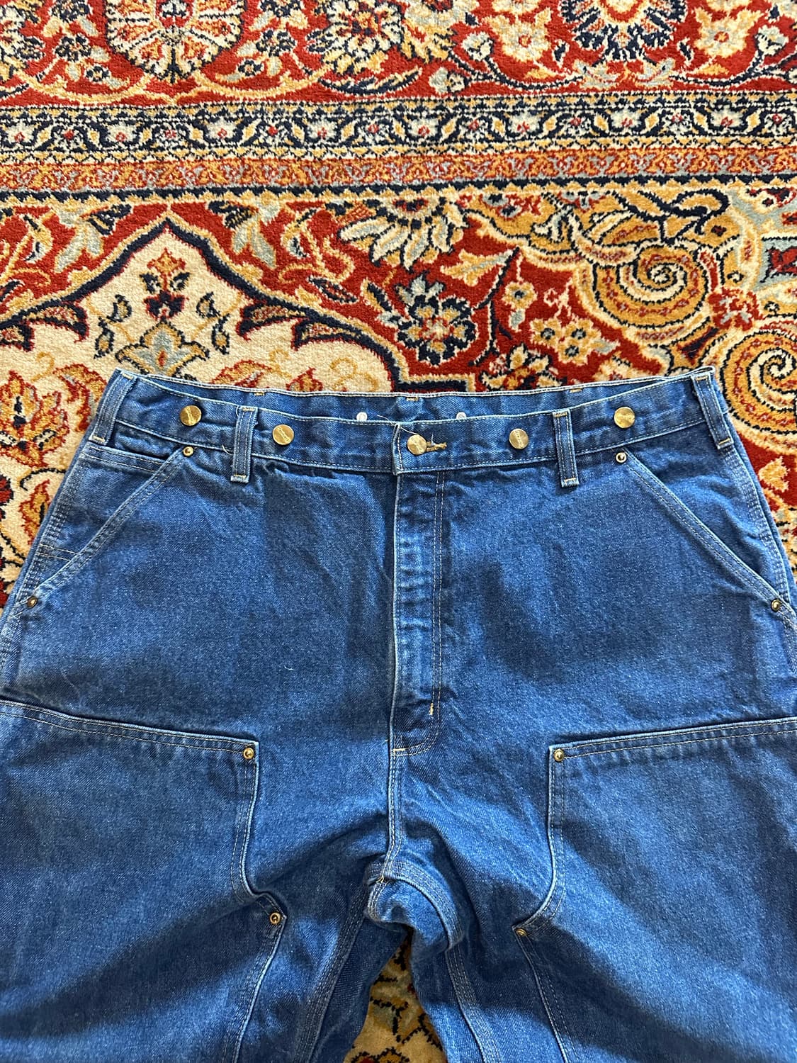 Carhartt B07 데님 더블니 워크 팬츠 - 40X30 상품이미지2