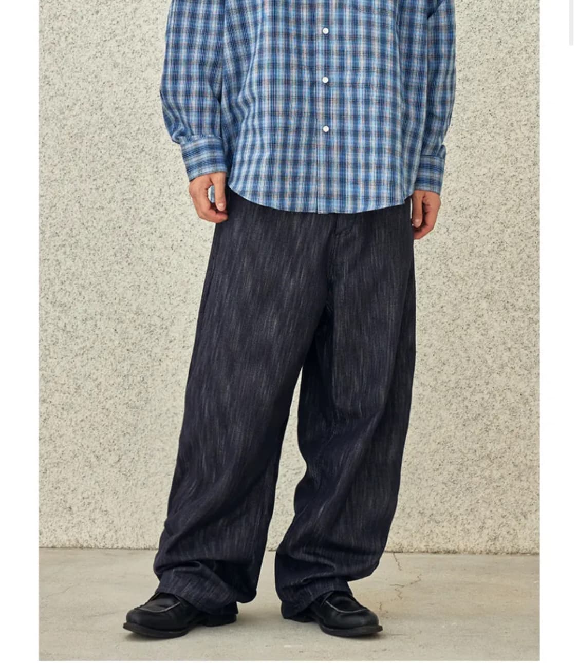 발루트 사이드 턱 데님 상품이미지2