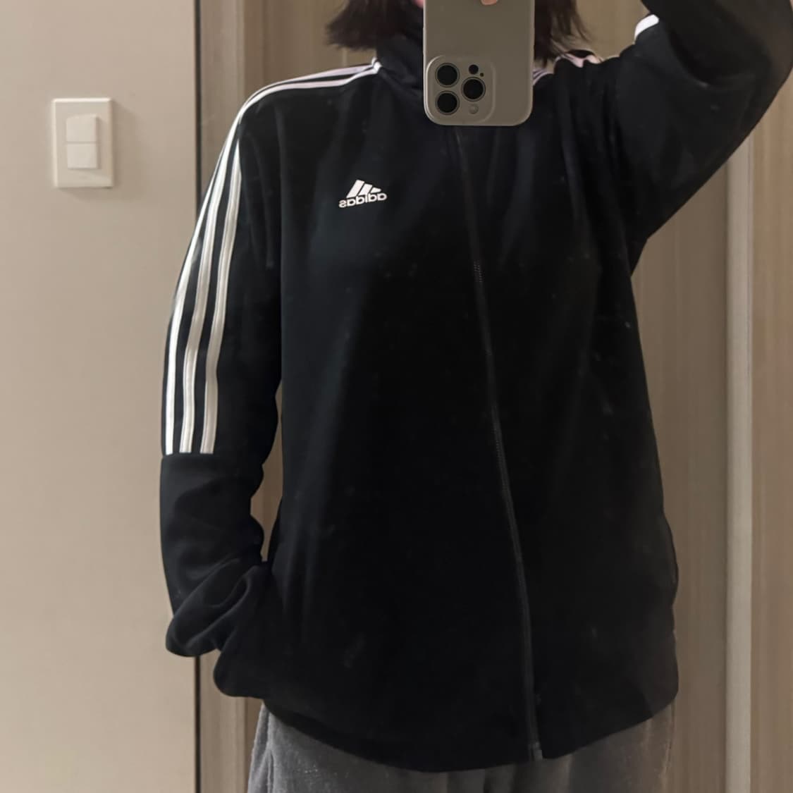 아디다스 삼선 져지 트랙 자켓 상품이미지2